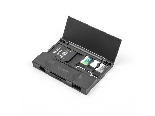 Delock - Kortleser (microSD, SD, MMC) - USB 3.2 Gen 1 / USB-C