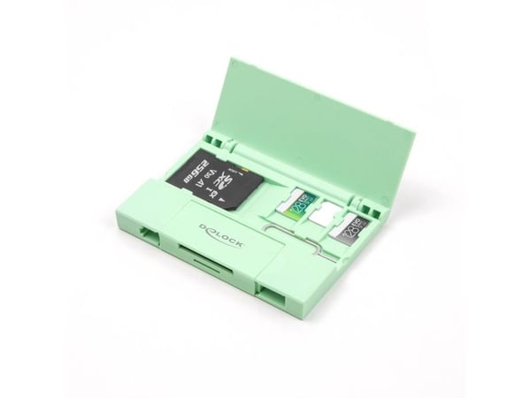 Delock - Kortleser (microSD, SD, MMC) - USB 3.2 Gen 1 / USB-C