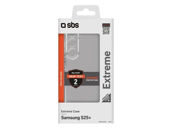 SBS TEEX2SAS25P, Etui, Samsung, Galaxy S25+, 16,5 cm (6.5"), Gjennomsiktig