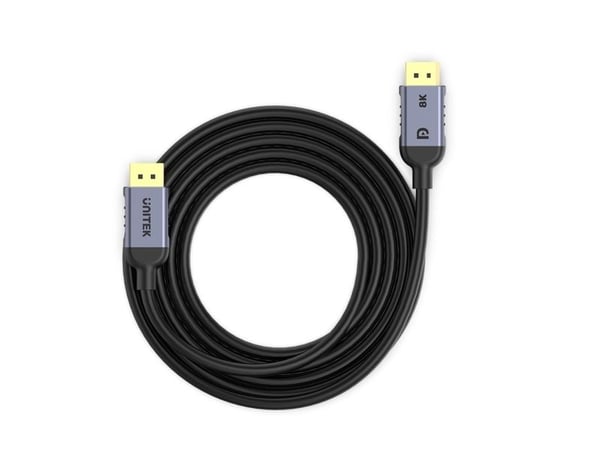 Kabel Unitek DisplayPort - DisplayPort 1,5 m czarny (C1628GY01-1,5M)