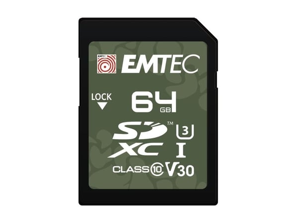 Emtec SD UHS-I V30/V10 OUTDOOR, 32 GB, SDHC, Klasse 10, UHS-I, 100 MB/s, 50 MB/s