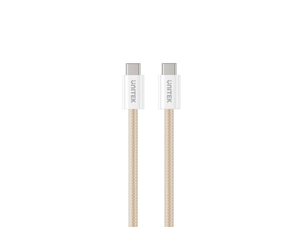 Unitek USB-kabel Unitek Magnetisk flettet kabel USB C PD 100W beige 1m