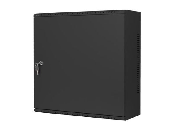 19" RÄKKIASENNETTAVA ASENNUSKAAPPI 6U+3U 540X200 LOW-PROFILE MUSTA LANBERG (KOOTTU)