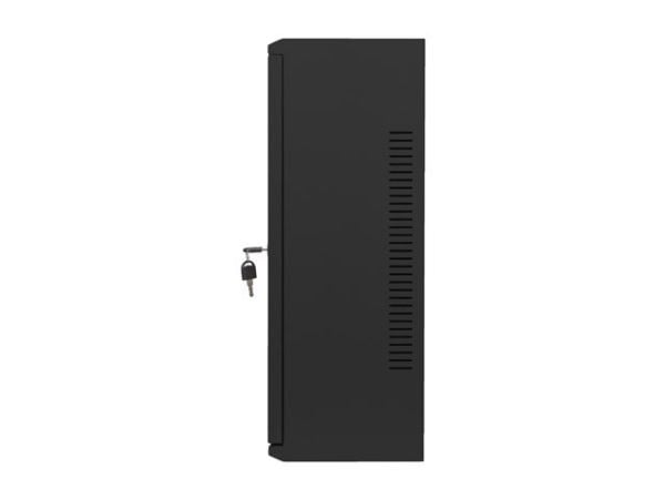 19" RÄKKIASENNETTAVA ASENNUSKAAPPI 6U+3U 540X200 LOW-PROFILE MUSTA LANBERG (KOOTTU)