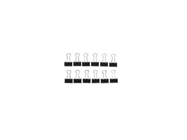 MAUL 2131390, Metall, Fjær stål, Sort, 10 ark, 4 mm, 15 mm, 25 mm
