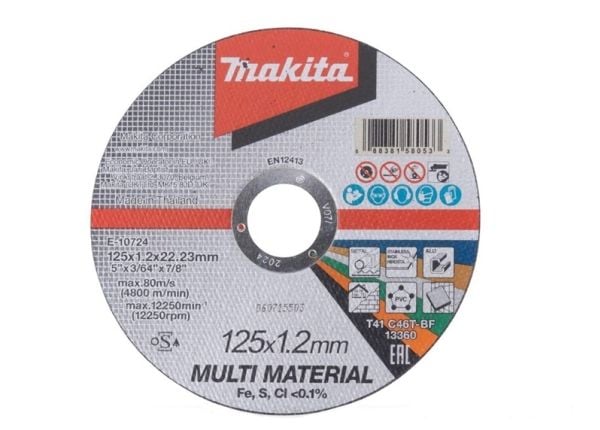 Makitan yleiskäyttöinen leikkuupyörä 125*1.2*22.23MM