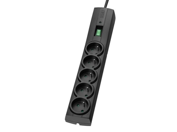 Ever CLASSIC 5 m, 3 m, Sisätila, Suora, musta, 250 V, 50 Hz