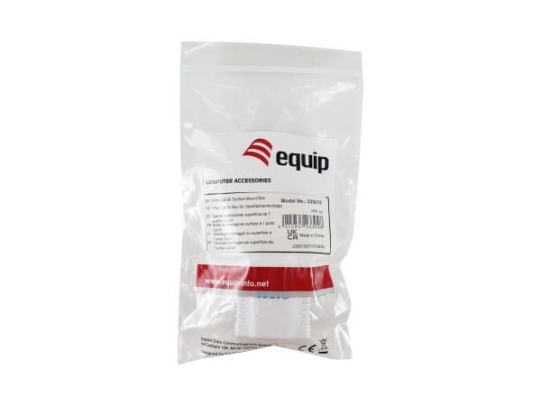 Equip 235215, Cat6a, Valkoinen, CE, REACH, RoHS, 54 mm, 39 mm, 29,5 mm