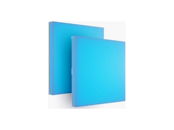 Nanoleaf - Lyspanel - LED - 3 W - RGBW-lys - 1200-6500 K - kvadrat (en pakke 2)