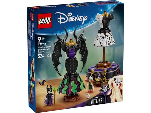 LEGO Disney 43262 Maleficent's and Cruella De Vil's Dresse