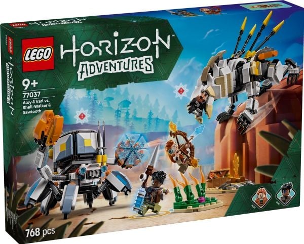 LEGO Horizon 77037 Aloy og Varl mot skallvandrer og sagtann