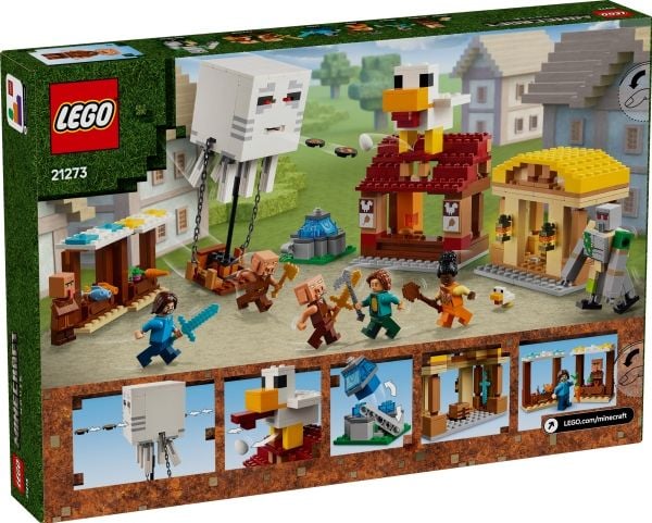 LEGO Minecraft 21273 Landsbyangrep med Geist-ballong