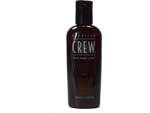 American Crew Classic Vegan 3-i-1 sjampo, balsam og shower gel 100 ml
