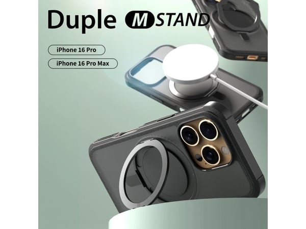 Veske Araree etui Duple M Stand iPhone 16 Pro Max 6,9" svart/svart AR20-02114A