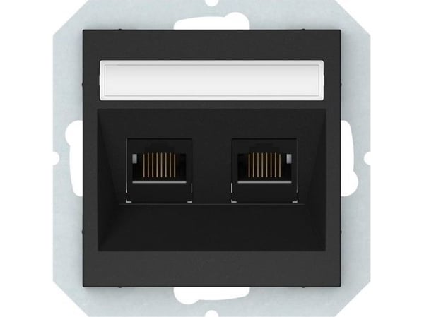 Vilma Comp. Socket Black Klrj45-26E2-02 Qr1000