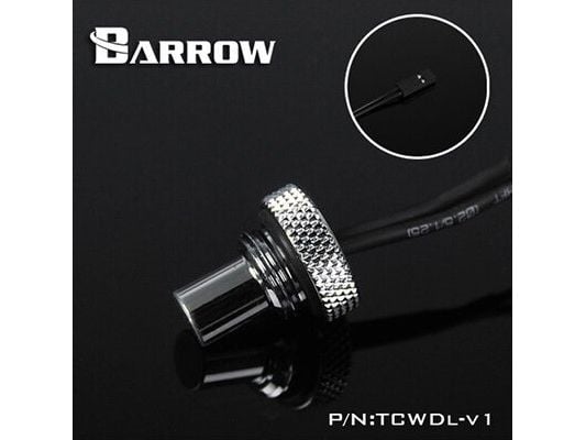 Barrow temperatursensor G1/4, sølv
