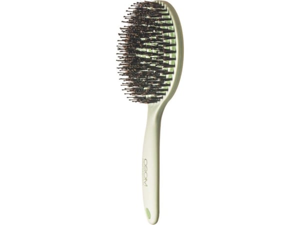 Rund hårbørste for tørking av OSOM Professional Lollipop Vent Matte Mint OSOM15486, Mint, med nylonnåler og villsvinbust