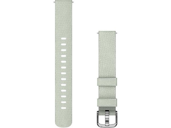 Garmin watch strap Lily 2 Nylon, sage gray/silver