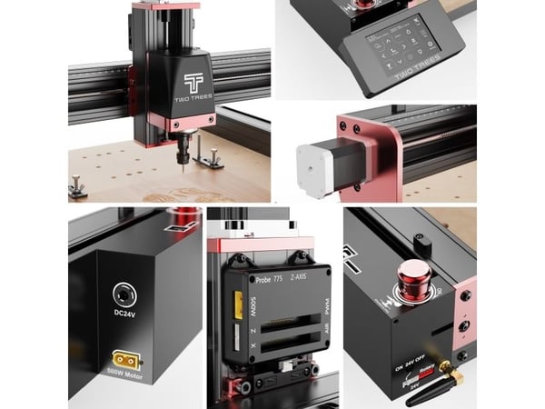Borr-/frässet TwoTrees CNC Vacuum Little Monster M1 Borr-/frässet TwoTrees CNC Vacuum Little Monster M1