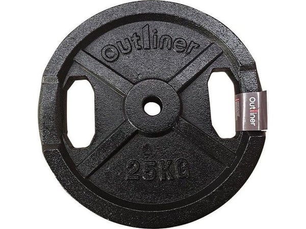 Outliner 25Kg Cast Iron Plate With Two Hand Grips