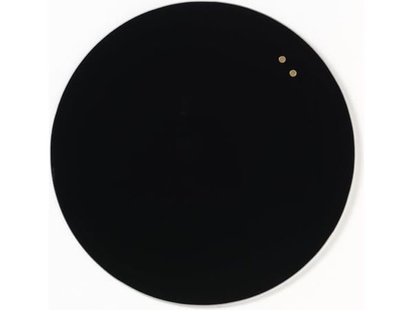 Magnetisk NAGA glastavle cirkel Ø45 cm sort
