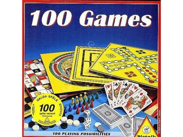 PIATNIK brettspillsett 100 Games