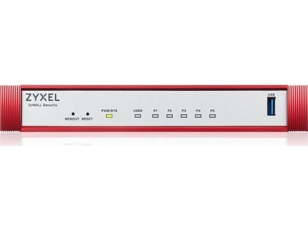 Zyxel USG Flex H Series 50HP - Brannvegg - med 1 års inntrengingsforsvarspakke - 5 porter - 1GbE - skystyring - for Zyxel SFP-1000T, SFP10G-LR, SFP...