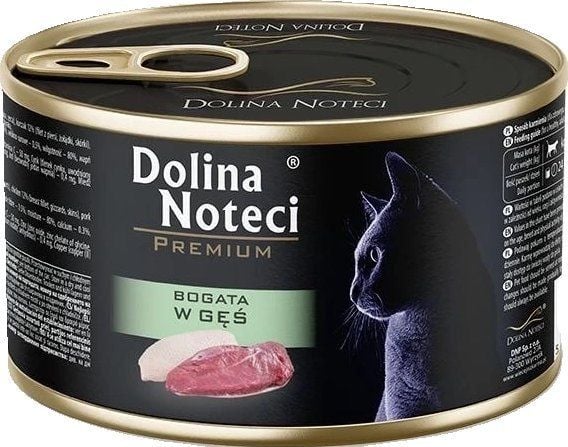 Dolina Noteci Premium Märkä kissanruoka Hanhi 185g Dolina Noteci Premium Märkä kissanruoka Hanhi 185g
