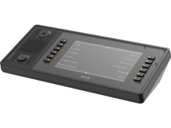 AXIS C6110 - dispatch-konsoll - SIP, RTP, SIP over TLS, SIPS - svart (02709-001)