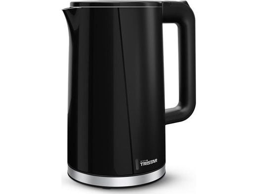 Tristar WK-3407, 1,7 l, 2200 W, Sort, Plast, Rustfritt stål, Overopphetingsbeskyttelse, Trådløs