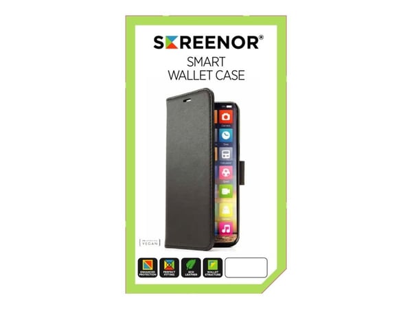 Screenor Smart - Lommebok for mobiltelefon - økolær, termoplast-polyuretan (TPU) - for Samsung Galaxy S25 Ultra