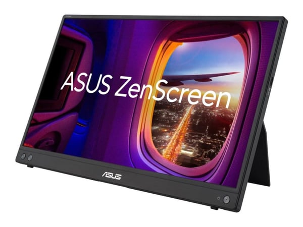 ASUS ZenScreen MB16AHV - LED-skjerm - 15.6" (16" synlig) - portabel - 1920 x 1080 Full HD (1080p) @ 60 Hz - IPS - 250 cd/m² - 800:1 - 5 ms - Mini H...