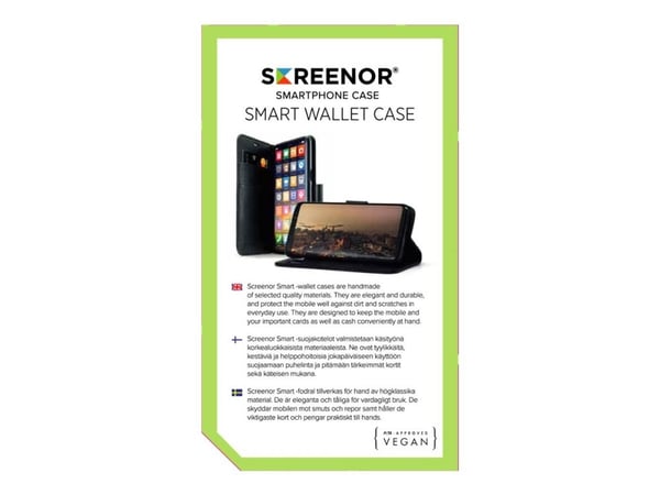 Screenor Smart - Lommebok for mobiltelefon - økolær, termoplast-polyuretan (TPU) - for Samsung Galaxy S25 Ultra