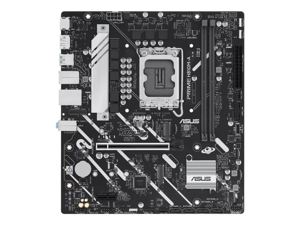 ASUS PRIME H810M-A-CSM - Hovedkort - micro ATX - LGA1851-sokkel - H810 Chipset - USB-C 3.2 Gen 1, USB 3.2 Gen 2, USB 3.2 Gen 1 - Gigabit LAN - innb...