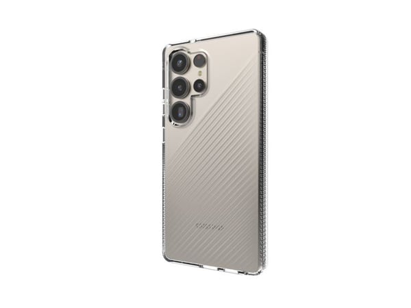ZAGG Luxe - Baksidedeksel for mobiltelefon - grafen - blank - med skjermbeskytter - for Samsung Galaxy S25 Ultra