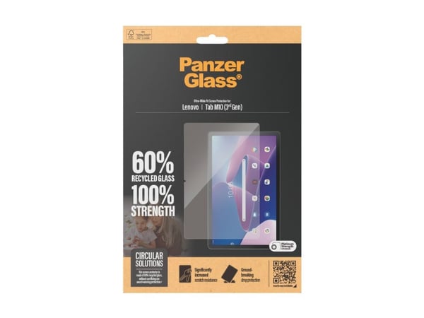 PanzerGlass ® Skjermbeskytter Skjermbeskytter Lenovo Tab M10 (3rd Gen) | Ultra-Wide Fit, polyetylentereftalatfolie (PET), 45 g, 1 stk.