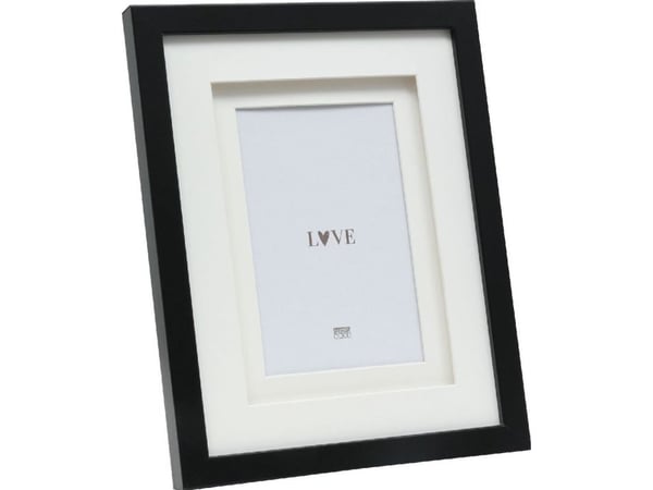 Fotoramme Deknudt S65KK2 sort 15x20 Tre dobbel Passepartout