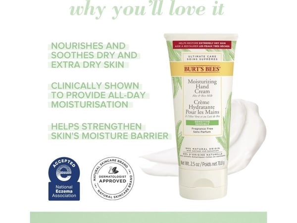 Burt's Bees Sensitive Healing handkräm 18/2,5 oz (18/2.5oz)