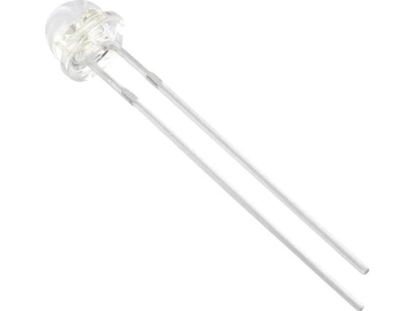 Tru Components 1577394 LED med ledninger hvit klokkefasong 5 mm 1900 mcd 100° 20 mA