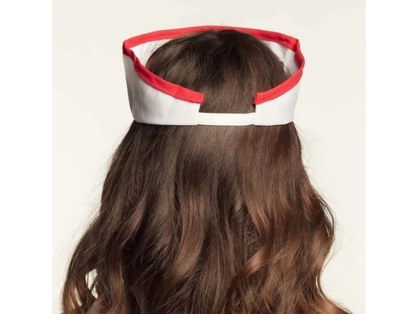 Boland 01380, Fancy dress cap, Voksen, Hunkjønn, Polyester, Rød, Hvit, 30 g