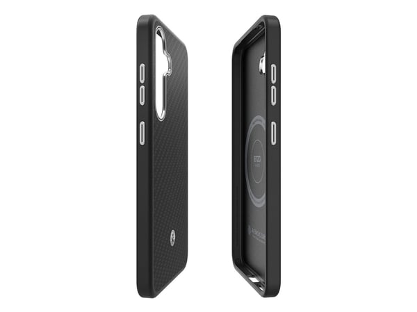 Spigen Enzo Aramid, Etui, Samsung, Galaxy S25+, 17 cm (6.7"), Sort, Sølv