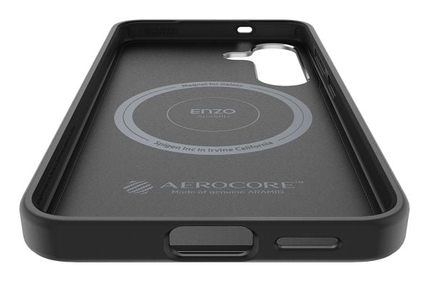 Spigen Enzo Aramid, Etui, Samsung, Galaxy S25+, 17 cm (6.7"), Sort, Sølv