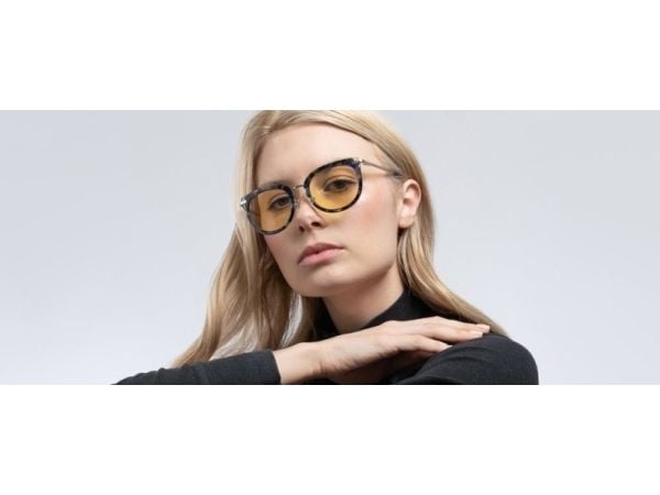 Gunnar Optiks LAH-05209, Kvinner, Rund, Klassisk, Blå, Hvit, Nylon-polymer, 5,1 cm