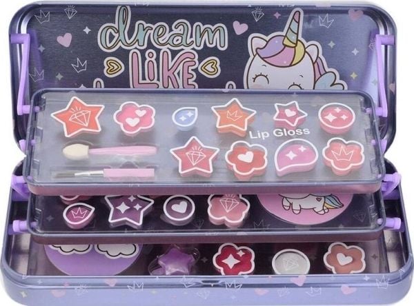 LIP SMACKER_SET Youth Color Tin kosmetikk for barn i en metallkasse