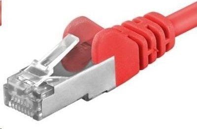 PremiumCord Cat6a S-FTP patchkabel, RJ45-RJ45, AWG 26/7, 7 m röd