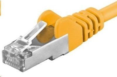 PremiumCord patchkabel CAT6a S-FTP RJ45-RJ45 AWG 26/7 7 m gul