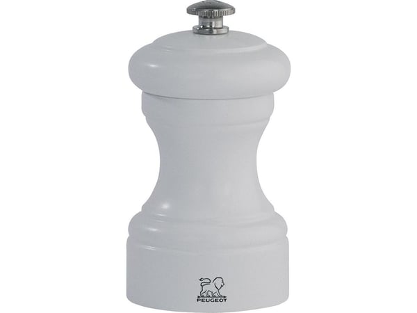 Peugeot Bistro, Pepperkvern, Hvit, Bøketre, 100 mm, Frankrike