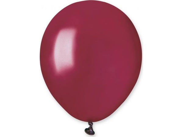 Arpex pastellballonger mørkerød 12,5 cm 100 stk