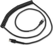 Zebra - USB-kaapeli - USB (uros) - 2,74 m - kierretty