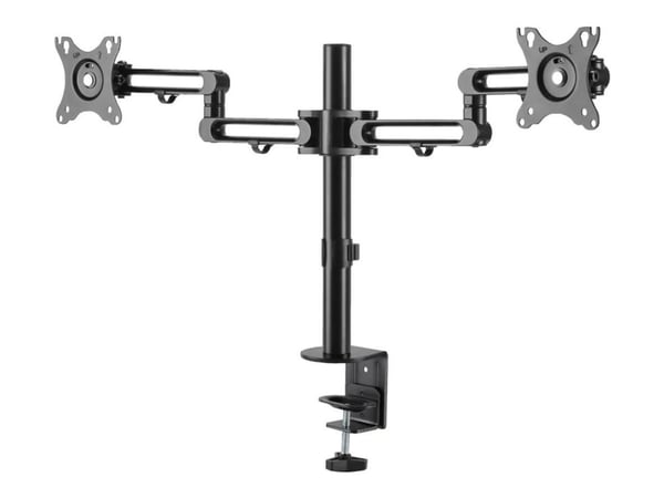 Eaton Tripp Lite Series Flex arm dual desk mount for 13 - 27" screens up to 17.6 lbs per screen - Monteringssett - full bevegelse - for 2 LCD-skjer...